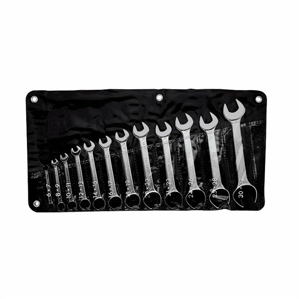 USAG 252 N/B12  Serie di 12 chiavi a forchetta doppie Peso kg 2,4              