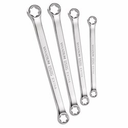 USAG 255 TX/S4  Serie di 4 chiavi TORX® doppie diritte Peso gr 300              