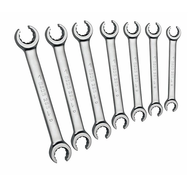 USAG 256 N/SE7  Serie di 7 chiavi per raccordi Peso kg 1              