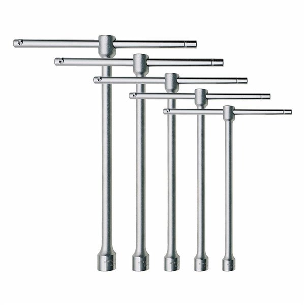 USAG 275 SE5  Serie di 5 chiavi a T semplici con bocca esagonale Peso kg 2              