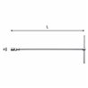 USAG 276 CE  Chiavi a T snodate con bocca esagonale Bocca esagonale mm 16 a mm 22,2 L mm 499          