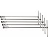 USAG 276 CEB/SE5  Serie di 5 chiavi a T snodate con bocca esagonale e sistema di trattenimento Peso kg 2,5              