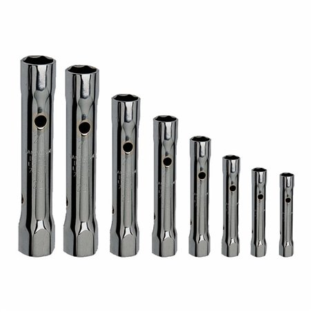 USAG 288 N/8  Serie di 8 chiavi a tubo doppie leggere Peso kg 1              