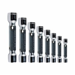 USAG 290 E/8  Serie di 8 chiavi a tubo doppie pesanti Peso kg 1,1              