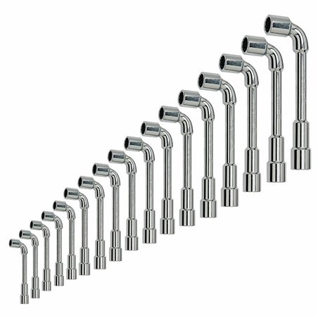 USAG 291 N/SE17  Serie di 17 chiavi a pipa doppie pesanti Peso kg 3,9              