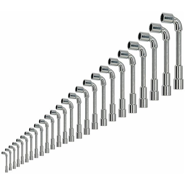 291 N/SE25  Serie di 25 chiavi a pipa doppie pesanti Peso kg 10,9              