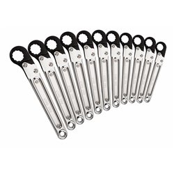 USAG 260 SE11  Serie di 11 chiavi a cricchetto per raccordi Peso kg 1,5              