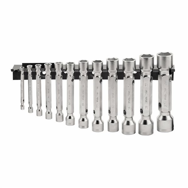 USAG 290 E/R12  Serie di 12 chiavi a tubo doppie pesanti Peso kg 4              