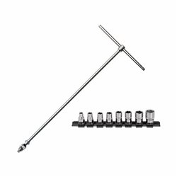 USAG 273 1/2 Q/SE9  Chiave a T snodata con 8 bussole esagonali Peso kg 1,2              