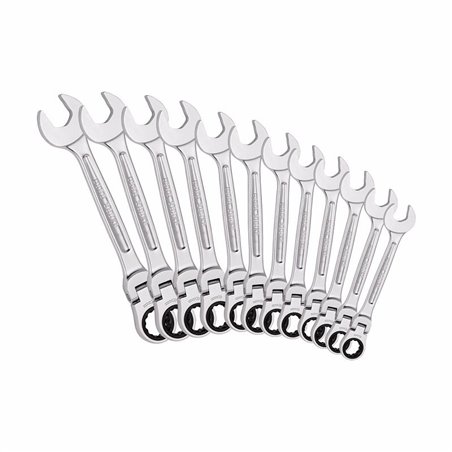 USAG 285 KF/SE12  Serie di 12 chiavi combinate snodate a cricchetto Peso kg 1,8              