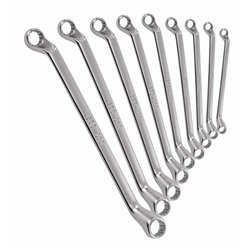 USAG 283 SE9  Serie di 9 chiavi poligonali doppie curvate Peso kg 1,8              