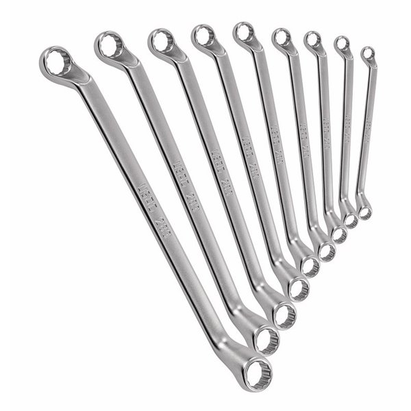 USAG 283 SE9  Serie di 9 chiavi poligonali doppie curvate Peso kg 1,8              