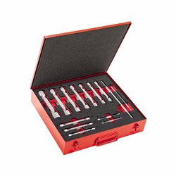 USAG 290 E/C14  Serie di 14 chiavi a tubo doppie pesanti                