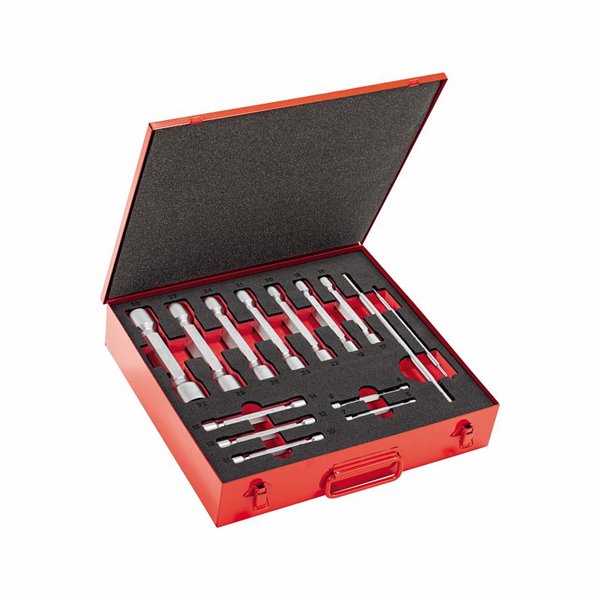 USAG 290 E/C14  Serie di 14 chiavi a tubo doppie pesanti                