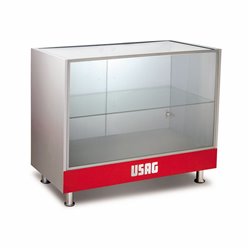 USAG 6002 MC  Banco vetrina totale LxPxH mm 1200x610x970              