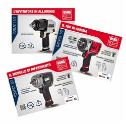 USAG 6002 MPA  Kit magneti avvitatori ad impulsi 1/2                