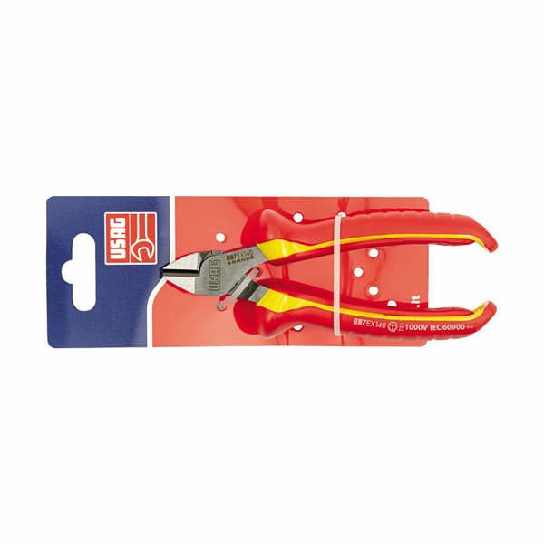 USAG D 087 EX  Tronchesi isolati 1000V a tagliente diagonale L mm 160 2200 N/mm² Ø max mm 1,6 a mm 20          