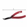 USAG 017/4  Pinza a becchi mezzotondi lunghi affusolati piegati a 45° axbxc mm 35x1,6x9 L mm 135 Peso gr 75          