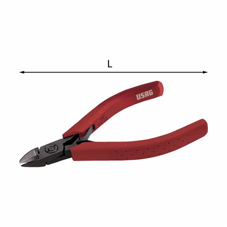 USAG 022/4  Tronchese con testa allungata a tagliente raso axb mm 13x10,5x5,5 L mm 110 Peso gr 60          