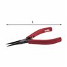 USAG 017/5  Pinza becchi mezzotondi diritti affusolati axbxc mm 35x1,6x9 L mm 140 Peso gr 65          