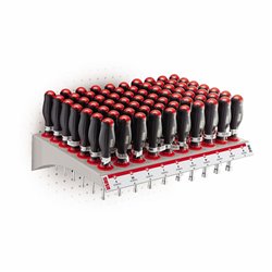 USAG 298 RP1  Ripiano chiavi a bussola esagonali con impugnatura (100 pz) LxPxH mm 480x330x100              