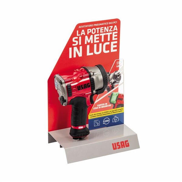 USAG 943 PC1/S1  Espositore da banco per avvitatore LxPxH mm 400x236x370              