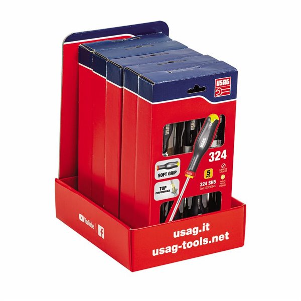 USAG 324 SH5/B5  Espositore da banco LxPxH mm 205x250x315              