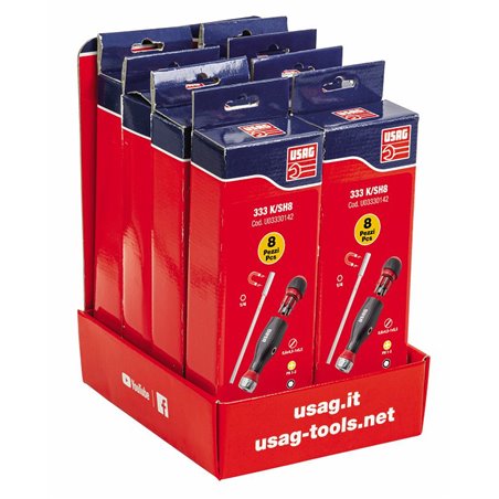 USAG 333 K SH8/B8  Espositore da banco LxPxH mm 205x250x315              