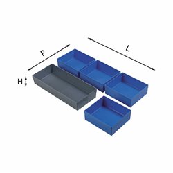 USAG 5003 HA 5  Assortimenti di vaschette LxPxH mm 384x296x51 Peso gr 398            