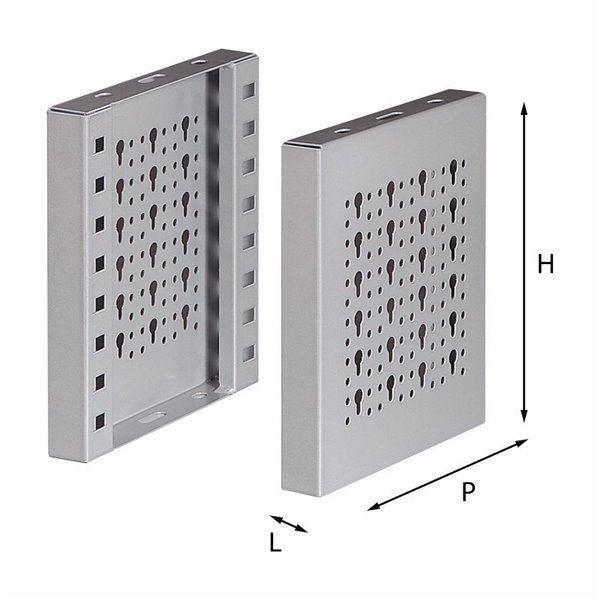 USAG 5003 MD  Montanti da 200 mm n° 3 LxPxH mm 30x200x542            