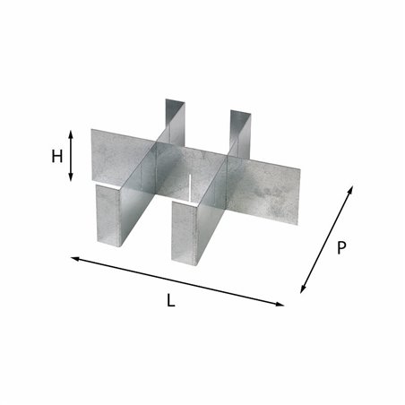 USAG 5003 S60  Separatori LxPxH mm 400x317x60 Peso kg 0,8            