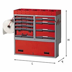 USAG 5006 D1  Matrix - Assortimento lato sinistro LxPxH mm 990x375x1014 Peso kg 74            