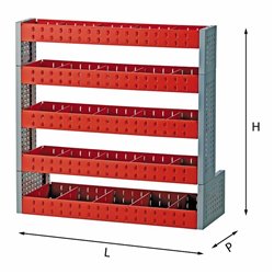 USAG 5006 E13  Assortimento retro schiena LxPxH mm 990x375-275x986 Peso kg 40,3            