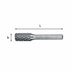 USAG 988 EA  Frese rotative in metallo duro b mm 12 L mm 65            