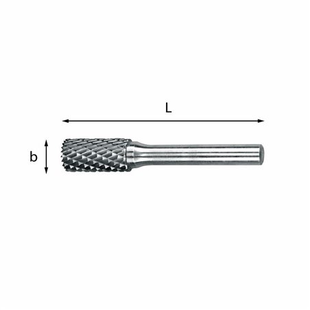 USAG 988 EA  Frese rotative in metallo duro b mm 12 L mm 65            