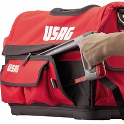 USAG 007 A  Borsa professionale porta utensili con assortimento (32 pz) LxPxH mm 490x220x350 Peso kg 8            