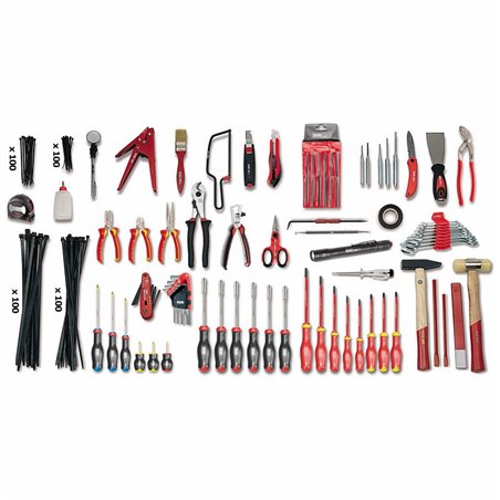 USAG 496 H2  Assortimento ELETTROTECNICA (85 pz) Peso kg 9,1              