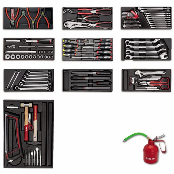 USAG 495 I2  Assortimento INDUSTRIA (103 pz) - 4 cassetti Peso kg 15              