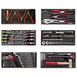 USAG 495 BA  Assortimento manutenzione BASE (74 pz) - 2 cassetti Peso gr 10,5              