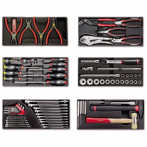 USAG 495 BA  Assortimento manutenzione BASE (74 pz) - 2 cassetti Peso gr 10,5              