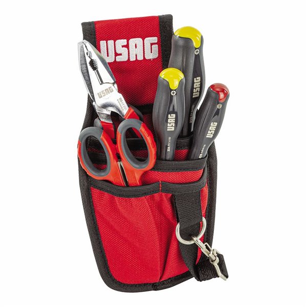 USAG 007 MI  Marsupio con assortimento per MANUTENZIONE (5 pz) LxH mm 155x270 Peso gr 900            
