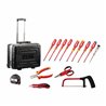 USAG 001 TRH14  Trolley con assortimento per elettrotecnica (14 pz) LxPxH mm 465x352x255 Peso kg 9            