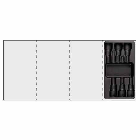 USAG 519/233CNXZN6V  Modulo in termoformato vuoto LxPxH mm 104x188x45              
