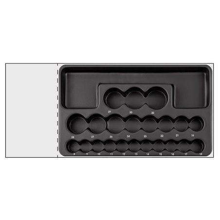 USAG 519/235NV  Modulo in termoformato vuoto LxPxH mm 311x188x45              