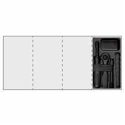 USAG 519/605AEAV  Modulo in termoformato vuoto LxPxH mm 104x188x45              