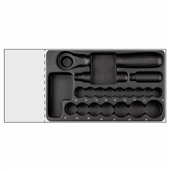 USAG 519/605CAV  Modulo in termoformato vuoto LxPxH mm 311x188x45              