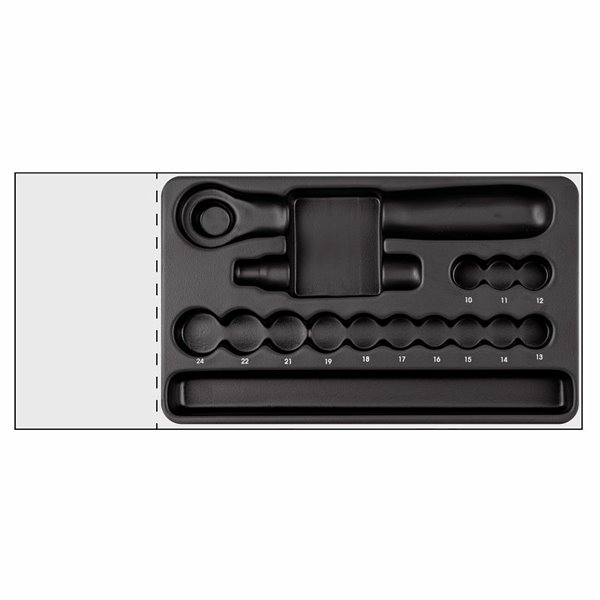 USAG 519/604CV  Modulo in termoformato vuoto LxPxH mm 311x188x45              