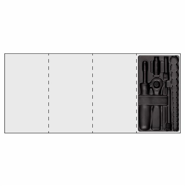 USAG 519/606AV  Modulo in termoformato vuoto LxPxH mm 104x188x45              