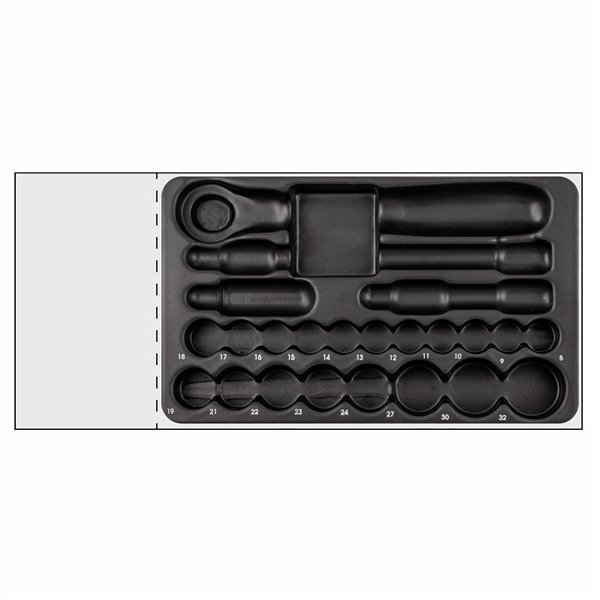 USAG 519/606CAV  Modulo in termoformato vuoto LxPxH mm 311x188x45              