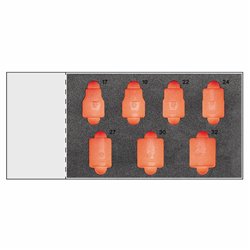 USAG 519 M 235MD7V  Modulo in spugna bicolore vuoto LxPxH mm 311x188x45              